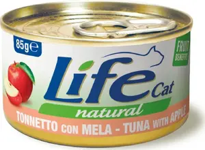 Canned Cat Food Life Pet Care LIFE CAT 85 g — Tuna with Apple, wet food