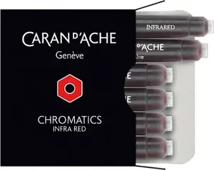 Чернильные картриджи Caran d`Arche Chromatics тёмно-красный — набор 6 шт.