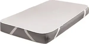 Fitted Mattress Protector Multitex 220 x 200 cm Jersey with Elastic