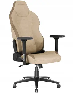 Biroja krēsls Quersus XEOS Desert Brown — ergonomisks grozāmais krēsls, auduma apdare, jostasvietas atbalsts