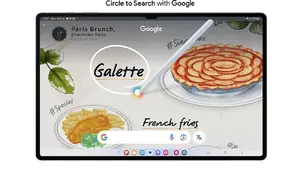 Circle to Search с Google на большем экране