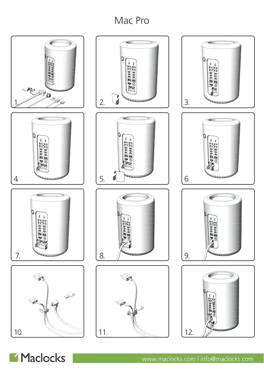 Maclocks CL12MPL kabeļu slēdzene — nerūs. tērauds 2 m Photo 11