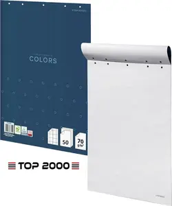 Flipchart paper pad TOP-2000 Top 2000 Colors 64x90 cm grid, 50 sheets