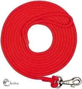 Leash training line Chaba 8 m x 8/5 mm red — Chaba training lead