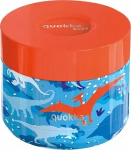 Bērnu pārtikas termoss QUOKKA Quokka Whim 369 ml – izolēts pusdienu trauks (Dinosaur)