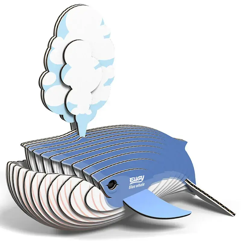 3D‑пазл Fat Brain Toys Eugy Blue Whale — 25 шт. Photo 2