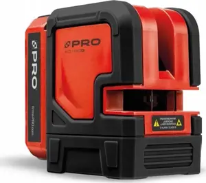 Laser level PRO AQ180G Green - cross-line laser for alignment and leveling