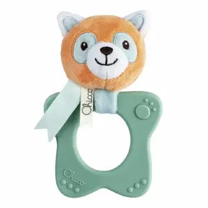 Rattle CHICCO 00011465000000 for 3–18 months, sounding, light blue/green/orange