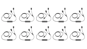 Кабель-разветвитель Yealink USB в QD черный 10 шт