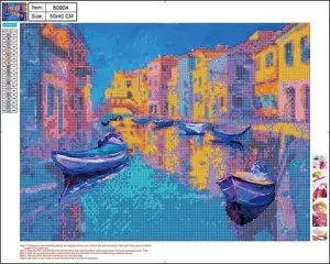 Diamond mosaic 5D canvas Centrum Venice 40x50 cm (model 80904)