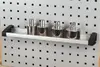 Wolfcraft 1 pegboard tray — alumīnijs 405×95×60 mm Photo 3