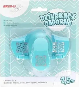 Дырокол декоративный краевой BREWIS Rozeta 2,5 см