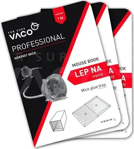 Vaco Professional Līmplēsma žurkām un pelēm — 1 gab. (līmpadeļu slazds)