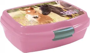Lunchbox Derform Śniadaniówka Konie 24 — children's lunch container with horse design