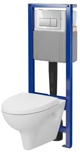 Washbasin mixer tap CERSANIT C212 System 40 mechanical with chrome push button control