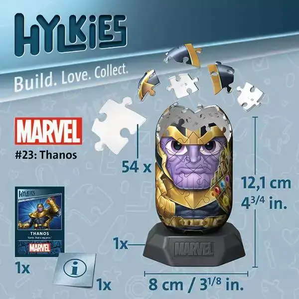 Ravensburger 3D-пазл Hylkies Marvel Thanos 54 шт. Photo 7