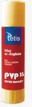 Līmes zīmulis Tetis 35 g — cieta līme papīram un rokdarbiem
