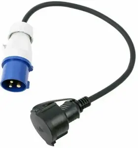 PowerFlash adapters CEE 32A 1p no thb bury — vienfāzu CEE adapters 32A