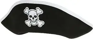 Hat GoDan pirate cap with white trim, universal size, single piece