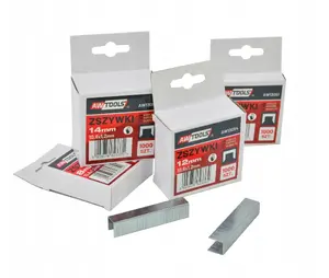 Скобы AWTools G 12 мм, упаковка 1000 шт. – скобы для степлера