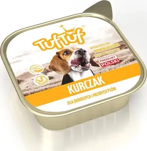Влажный корм для собак BULT TUFTUF Паштет из птицы 300 г (алупак)