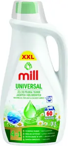 Гель для стирки PERGEL MILL Универсальный 3 л (до 60 стирок) упаковка 4 шт.