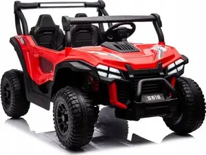 Детский электромобиль Lean Cars S618 красный — 4x4 на аккумуляторе