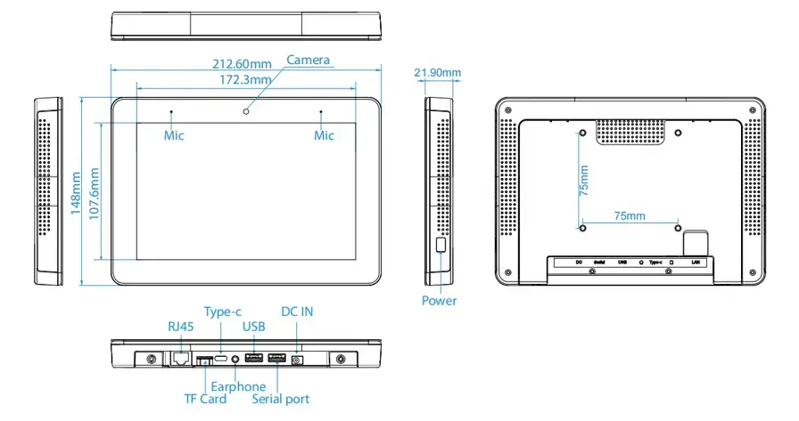 Utax Loop24 LM-8058 8" meeting room display Photo 5