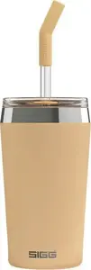 Ceļojumu krūze Sigg Helia 450 ml Peach – izolēta nerūsējošā tērauda 450 ml