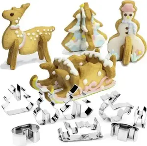 Cookie cutter set Ruhhy model 22015 — holiday shapes