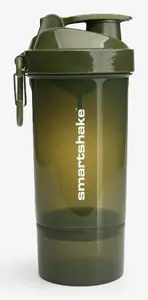 Šakeris Smartshake Original2Go ONE — 800 ml, skrūvējama vāciņa, zaļš