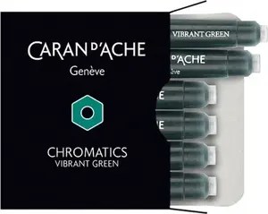 Ink Cartridges Caran d'Arche Chromatics dark green 6 pcs