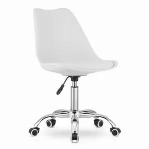 Biroja krēsls Mufart ALBA, balts — ergonomisks grozāmais krēsls