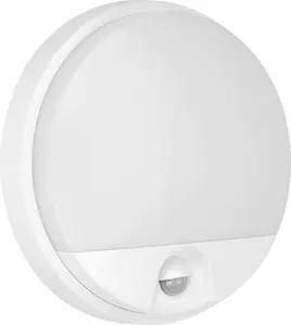 Outdoor wall light ORNO AGAT LED 10W with 140° motion sensor, 800 lm, IP54, 4000K, white
