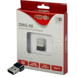 Wireless USB Adapter No name Inter-Tech DMG-08 — WLAN/Bluetooth, 150 Mbit/s, Wi‑Fi 4 (802.11n), 2.4 GHz