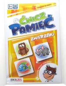 Настольная игра на память Fan Zwierzaki FAN – карточная игра для детей, бренд Fan, модель 318824