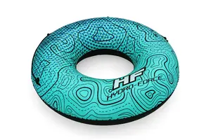 Круг для плавания Bestway Hydro-Force Breeze Rider River Tube 1.06 m, диаметр 106 см, высота 270 мм, черно-синий рисунок
