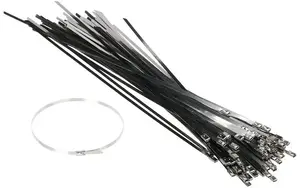 Metāla stiprinājumi Delta SSCT-350X4.6, nerūsējošais tērauds, 350×4.6 mm, 100 gab.
