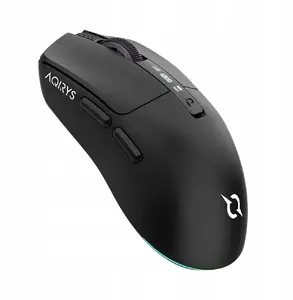 Aqirys M2 Dual Mode Mouse — wireless (2.4 GHz) + Bluetooth + wired, black