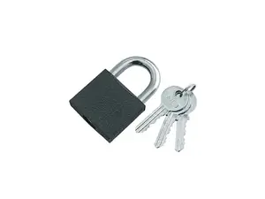 Padlock MODECO WOLF LOCK shackle 63 mm, cast-iron, grey