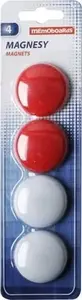 MemoBe Magnesy 40 mm magnetic discs set 4 pieces