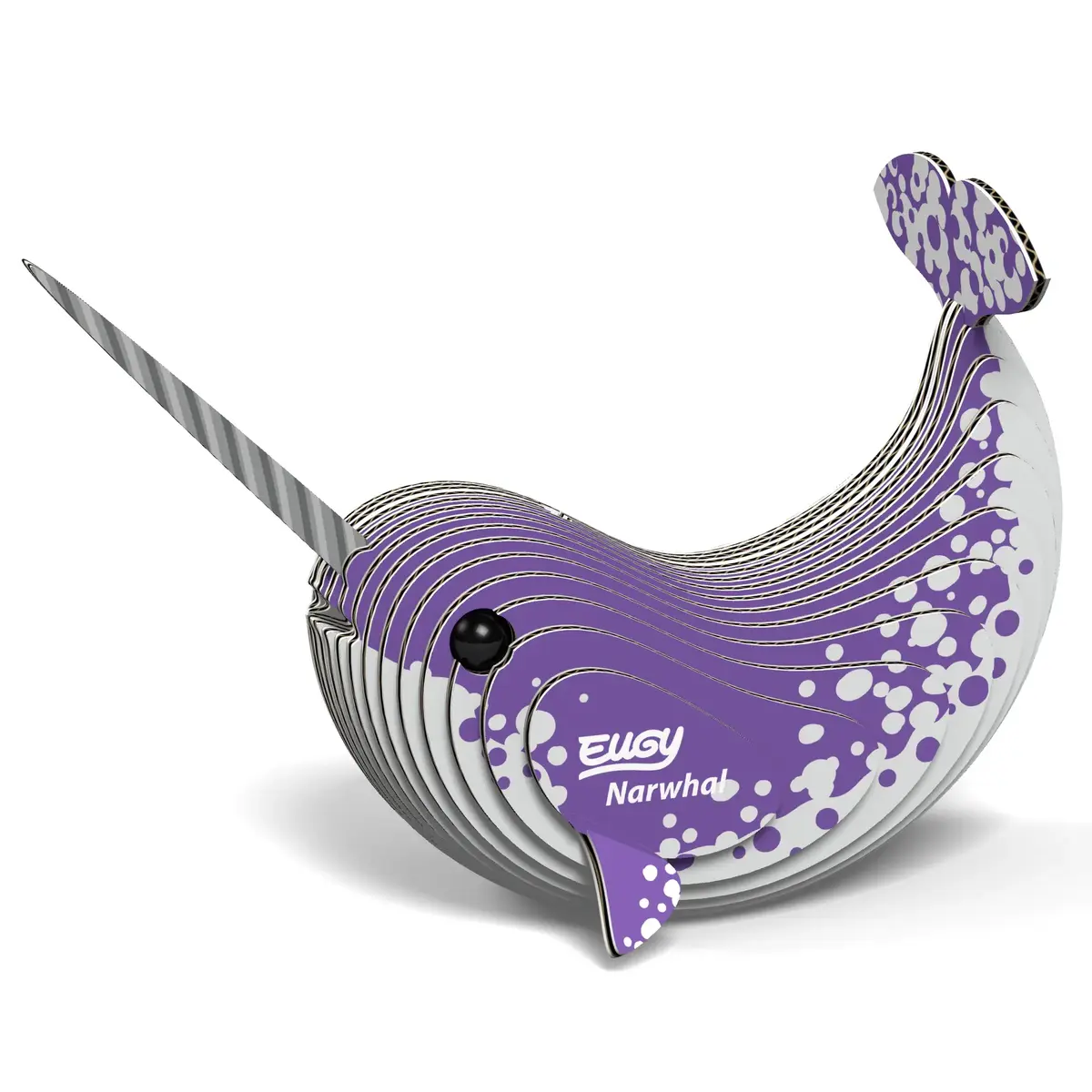 3D Puzzle Fat Brain Toys Eugy Narwhal Photo 2
