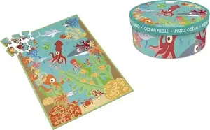 Puzzle Scratch 100 pieces — Scratch brand, ocean theme, 100 pcs