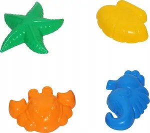Wader Polesie 53831 play molds set — crab, starfish, shell, seahorse