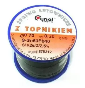Solder wire with flux 1.50 mm 250 g, No name (C-D60 15 250)