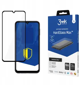 Tempered Glass Screen Protector 3MK HardGlass Max for Samsung Galaxy M34 5G - Black