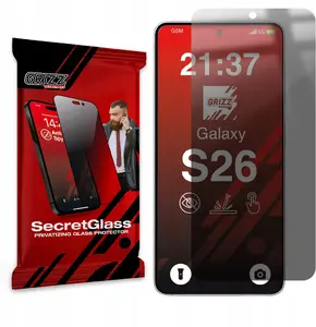 Matēts privātuma aizsargstikls GrizzGlass SecretGlass priekš Samsung Galaxy S26