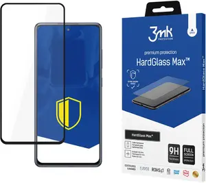 Закалённое защитное стекло 3MK HardGlass Max для Samsung Galaxy S20 FE 5G / S20 Lite, чёрное