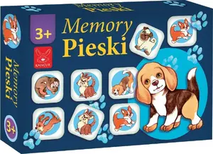Kangur Kangur Memory пазл «Pieski» — карточная игра на память, 36 карт, для детей от 3 лет