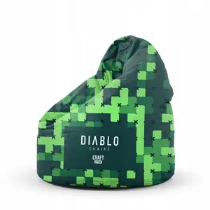 Sēžammaiss Diablo Chairs Craft Edition — zaļš — bērniem